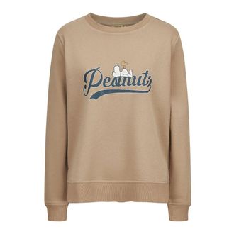 Codello Felpa Peanuts con Scritta - - Sweatshirts & Hoodies - Donna - Beige - XL