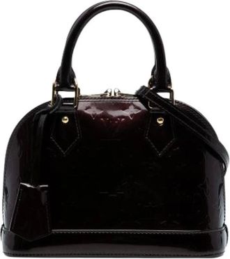 Louis Vuitton Pre-owned Handbags, female, Purple, Size: ONE SIZE Pre-owned Vintage Leather Handbag