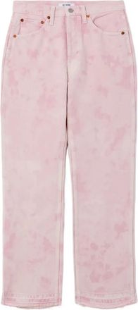 Re/Done Jeans con fantasia tie dye anni 90 - Rosa