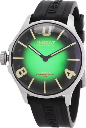 U-Boat Lefty Darkmoon Quartz Green Dial Mens Watch 8702