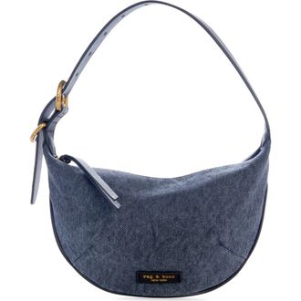 Rag & Bone Small Mercer Canvas Hobo Bag in Mid at Nordstrom