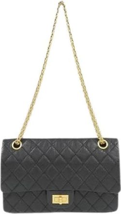 Chanel Pre-owned Calf Shoulder Bag - Dames - Vintage Schoudertas - Zwart - ONE Size - Leer - Vintage