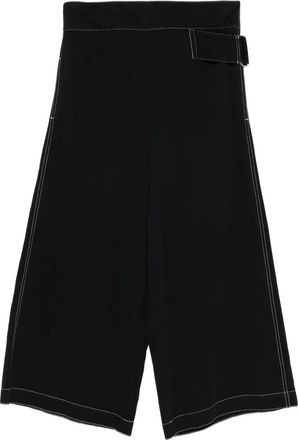 Yohji Yamamoto Pantaloni a vita alta anni 2000 - Nero