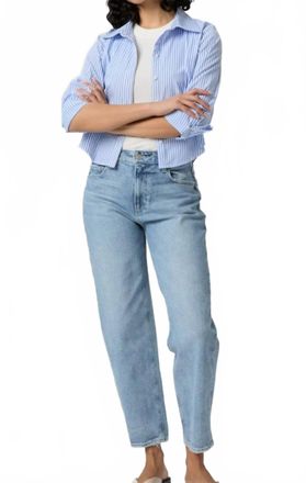 Paige Alexis Barrel Leg Jeans In Verse