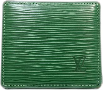 Louis Vuitton Borneo Green Epi Leather Coin Purse/Coin Case (Pre-Owned)