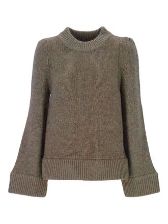 Madeleine Thompson wool blend sweater - women - Silk/Nylon/Cashmere/Wool - S - Brown