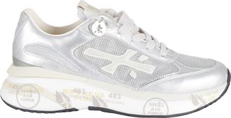 Premiata Silver Moerund 8084 Side-Logo Polyester Sneakers