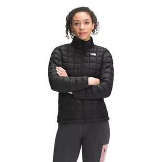 The North Face ThermoBall Eco Jacket Womens Black Quilted Insulated JZZ272