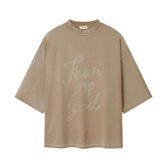 Fear of God Heren, Tops, Bruin, Maat: S Katoen