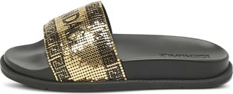 Fendi x Versace Sandali slides in rete - Nero