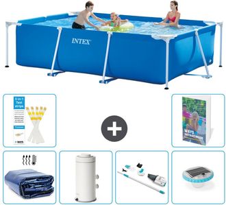 Intex Piscina Con Estructura Rectangular - 300x200x75 Cm - 7-piezas S30