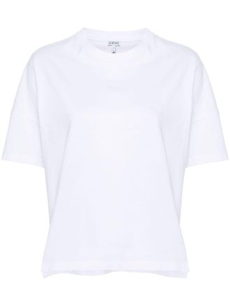 Loewe T-shirt met borduurwerk - Wit