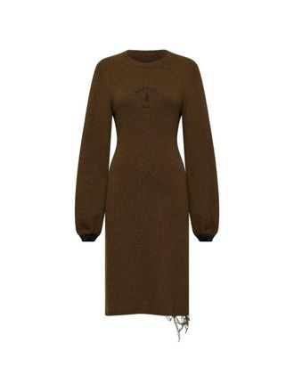Maison Margiela gebreide midi-jurk