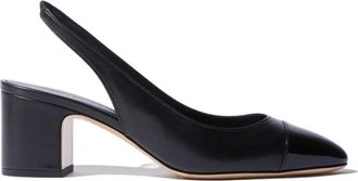 Scarosso Miranda Slingback Pumps - Dames - Pumps - Zwart - 42 EU - Leer - Schoenen