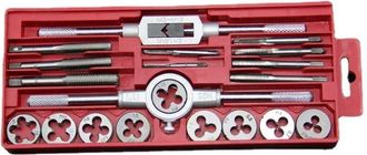 OEM Juego De Machos Y Matrices M&eacute;tricos, 20 Piezas M3-m12, Kit De Machos De Roscar Con Flauta De Acero, Troqueles Roscados, Extractores De Tornillos