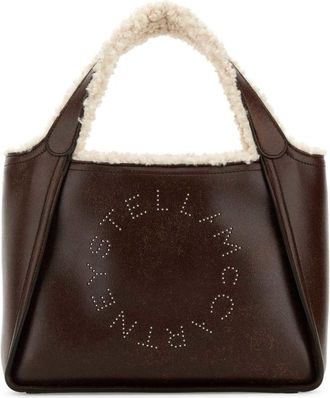Stella McCartney Stella Mccartney Brown Alter Mat Small Shopping Bag