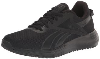 Reebok Mens Lite Plus 3.0 Running Shoe, Black/Pure Grey/Acid Yellow, 7.5 UK
