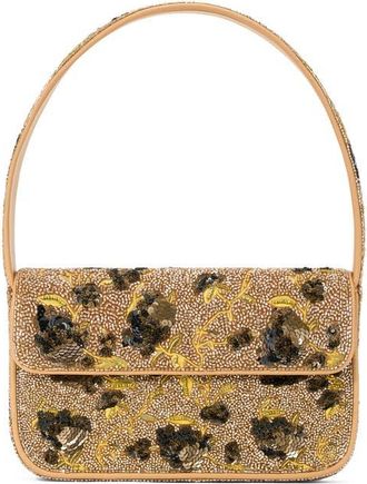 Staud Tommy Beaded Shoulder Bag in Vintage Floral at Nordstrom
