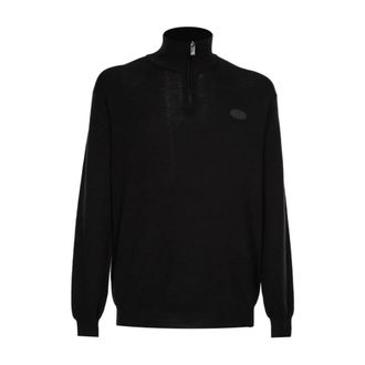 John Richmond Heren, Truien, Zwart, Maat: S Wol