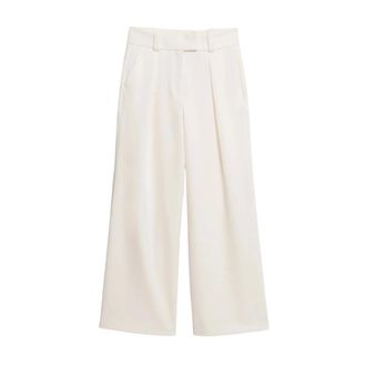 IVY OAK Wide Trousers, female, White, Size: XS Juniper Rose Vest