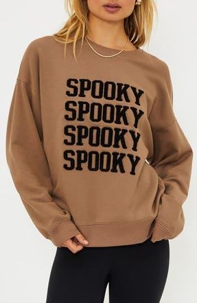 Beach Riot Devyn Spooky Oversized Sweatshirt in Spooky Dusk at Nordstrom Rack, Size Large