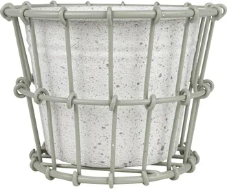 Foreside Home And Garden Mini 2-Piece Planter Gray Metal at Nordstrom