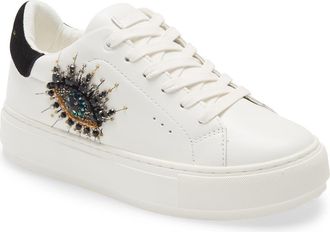 Kurt Geiger Laney Eye Sneaker in White at Nordstrom, Size 7.5Us