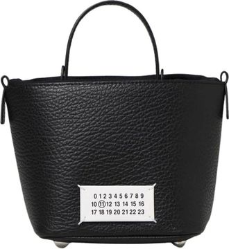Maison Margiela Black Top Handle Shoulder Bag