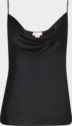 Christine Lingerie Cowl-Neck Silk Cami