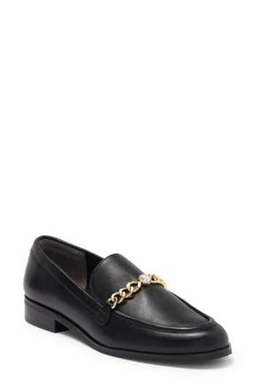 Stuart Weitzman Owen Pearl Chain Loafer in Black at Nordstrom Rack, Size 9.5