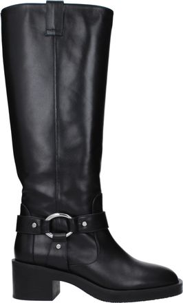 Stuart Weitzman Jax Damens Stiefel aus schwarzem Leder