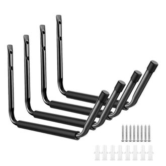 OEM Gancho De Almacenamiento - Acero Resistente A La Corrosi&oacute;n - Para Garaje O Cobertizo - Soporte Para Bicicleta Escalera Herramientas - 39 X 28 Cm - 2 U