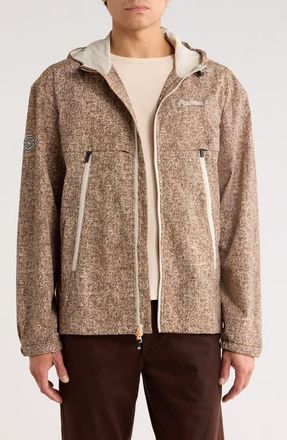 Malbon Golf Highland Hooded Jacket in Digital Wool at Nordstrom, Size Small