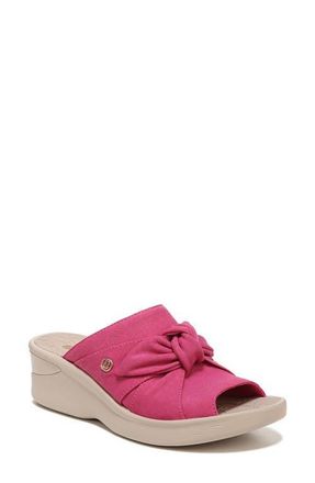Life Stride BZees Smile II Wedge Slide Sandal in Pink at Nordstrom, Size 6