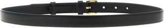 Prada Calfskin Leather Belt - Black