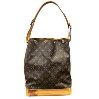 Louis Vuitton Pre-owned Bucket Bags, female, Brown, Size: ONE SIZE Pre-owned Noe Monogram Shoulder Bag