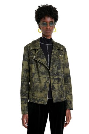 Desigual Womens 20wwewat402340 Jackets, Green, L