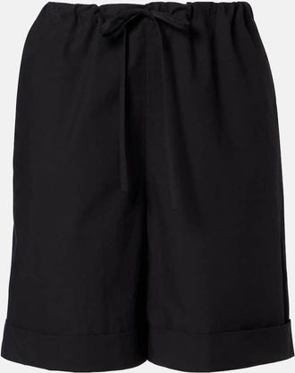 The Row Emiliano cotton shorts