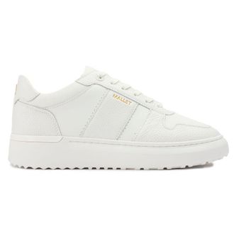Mallet Footwear Mens Hoxton Trainers - White Leather - Size UK 11