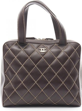 Chanel Wild Stitch Leather Handbag (Pre-Owned)