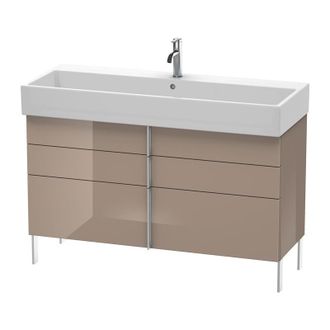 Duravit Duravit Vero Air Mueble De Pared 118,4 X 43,1 Cm, 2 Cajones, 1 Caj&oacute;n, Para Vero Air 235012, Color (frente/cuerpo): Cappuccino Laca Alto Brillo - Va658