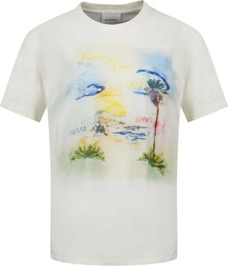 Isabel Marant Honore Gb T-Shirt - Heren - T-shirts - Wit - S - Katoen - Tops