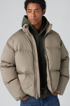 Levi's Aurue Short Puffer - Hombre - XL - Marr&oacute;n / Brindle Polyester