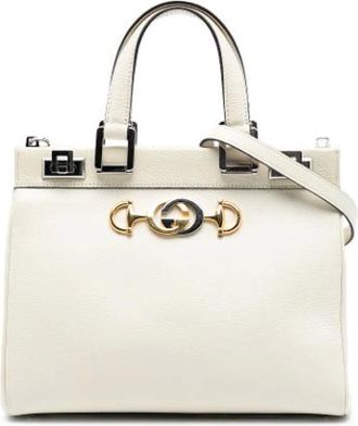 Gucci Pre-owned Handbags, female, White, Size: ONE SIZE Pre-owned Vintage Handbag