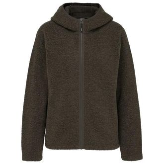 Stoic MerinoPile RissnaSoftSt. Zip Hoody Merinohoodie f&uuml;r Damen | schwarz