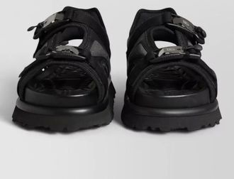 Dolce & Gabbana leather logo-detail slides