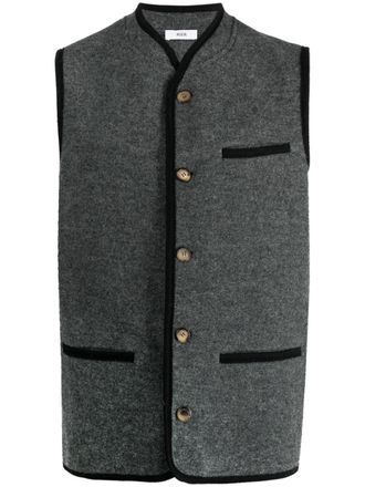 Rier Gilet van scheerwol - Grijs