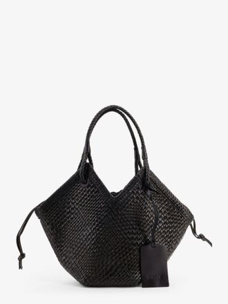 Ibeliv Borsa a spalla Trinity Medium in pelle vegetale con motivo intrecciato - IBELIV - gender_Woman