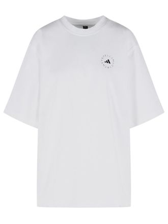 adidas Adidas By Stella Mccartney White Cotton T Shirt