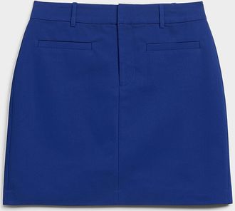 Contemporaine Womens Piped pockets structured skort